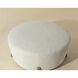 Cyan 18 inch Natural / Merino Pearl Ottoman